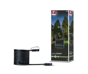 Paulmann 93927 Outdoor Plug & Shine Cable IP68 5m 1 in-2 Out 2x1,5mm² Black Plastic