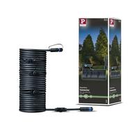 Paulmann 93930 Outdoor Plug & Shine Cable IP68 10m 1 in-5 Out 2x1,5mm² Black Plastic, 1000 x 1.5 x 1.5 cm