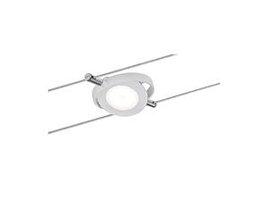 Paulmann 94088 Cable luminaire LED 1x4W RoundMac lamp for Cable System 12V DC spot White matt Cable luminaire incl. Fixed lamp