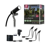 Paulmann 94154 Outdoor Plug & Shine Spotlight Plantini Basic Set 3000K 3x2.5W 24V 40° Anthracite alu, Aluminium, Integriert, 7.5 W, 2.1 x 7.7 x 22.3 cm