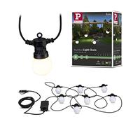 Paulmann 94165 Outdoor Plug & Shine Light Chain IP 3000K 7x5lm 24V, White
