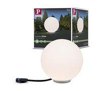 Paulmann 94177 Outdoor Plug & Shine Light Object Globe IP67 3000K 235lm 24V, White