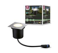 Paulmann 94227 Plug & Shine LED Exterior luminaire recessed Floor luminaire Rectangular incl. 1x3.6 watt IP65 dimmable Outdoors Stainless Steel Garden luminaire Metal, Plastic Garden Light 3000 K