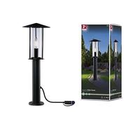 Paulmann 94322 Plug & Shine LED Exterior luminaire Bollard Classic IP44 incl. 1x2 watt dimmable Clear Metal 3000 K E14