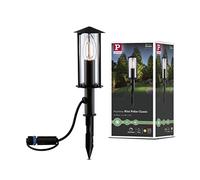 Paulmann 94323 Plug & Shine LED Exterior luminaire mini Bollard Classic IP44 incl. 1x2 watt dimmable Clear Metal 3000 K E14
