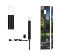 Paulmann 94385 LED Exterior luminaire Bollard Light Flarea IP65 Warm White 400mm incl. 1x3.1 watt Outdoor Lighting Black Outdoor lamp Aluminium Garden lamp 3000 K