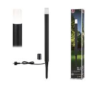 Paulmann 94386 LED Exterior luminaire Bollard Light Flarea IP65 Warm White 600mm incl. 1x3.1 watt Outdoor Lighting Black Outdoor lamp Aluminium Garden lamp 3000 K