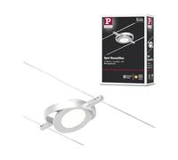 Paulmann 94415 CorDuo LED Cable System Spot RoundMac DC incl. 1 x 4.5 Watt Expandable Chrome Matt Chrome Wire Rope Metal 3000 K