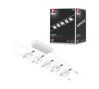 Paulmann 94432 CorDuo Lighting Set - Mac II DC, Max 5 x 10 Watt Extendable Wire Cable, Matt White Plastic GU5.3 System Without Bulbs [Energy Class A++]