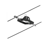 Paulmann 94435 CorDuo Cable System - Spot Lighting Mac II DC, Max 10 Watt Extendable Cable Lamp Matt Black Plastic GU5.3 Wire Cable System Without Bulbs [Energy Class A++]