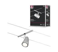 Paulmann 94466 Cable System Cup Single Spot Max. 10 W Chrome Matt Chrome Plastic Metal Rail GU5.3