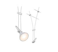 Paulmann 94488 CorDuo Spot Comet DC 12 V, Max 50 Watt Extendable Wire System - Matt White Metal GU5.3 Base Without Bulbs