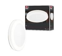 Paulmann 94528 LED outdoor luminaire ceiling luminaire Circula with dusk/motion sensor IP44 round incl. 1x14W warm white beige plastic 3000K