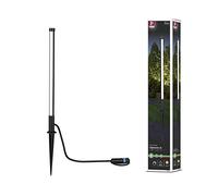 Paulmann 94530 Plug & Shine LED Outdoor Light Bollard Pin IP65 Including 1 x 5.5 Watt Dimmable Anthracite Garden Lighting Aluminium Plastic 3000 K
