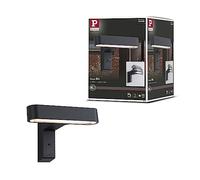 Paulmann 94548 LED outdoor luminaire wall luminaire Ito Horizontal IP44 227x159mm 65° motion sensor 1x6 watt Outdoor anthracite metal, plastic 3000K
