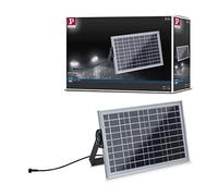 Paulmann 94551 Park + Light Outdoor Light Feed Solar Module IP65 Max. 5 W Solar Charger Silver Accessories Garage Light