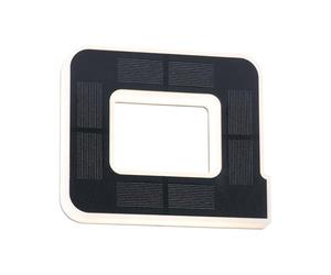 Paulmann 94650 LED Solar House Number A IP44 Warm White Replaceable Battery incl. 1x0.2W Solar luminaire Black Solar lamp Plastic Solar Light 3000K