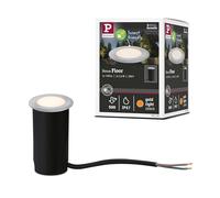 Paulmann 94726 LED outdoor luminaire recessed floor luminaire gold light insect-friendly IP67 round 50mm 2200K 2.2W 60lm 230V aluminium plastic, metal