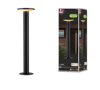 Paulmann 94755 LED Outdoor luminaire Bollard Light Plate Smart Home Zigbee Insect-Friendly IP44 600mm Tun. Warm 280lm 230V dimmable Anthracite Metal