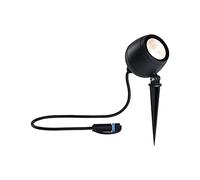 Paulmann 94775 Plug & Shine LED Garden floodlight Kikolo IP65 7,2W 460lm dimmable 261mm Anthracite Plastic/Aluminium 3000K Outdoor luminaire