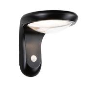 Paulmann 94854 Solar LED Outdoor wall luminaire Diskola Motion Sensor IP44 180x234mm 3000K 3.5W 400lm Anthracite Plastic Outdoor Solar luminaire