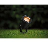 Paulmann 94908 LED Garden Spotlight IP65 Round 92mm 2200K 4.3W 230lm 230V 38° Black Aluminium