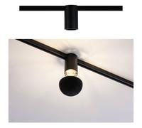 Paulmann URail Ceiling Light Socket E27 Black For Decorative Lamps