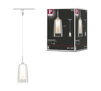Paulmann 94998 Arido II URail LED Pendant GU10 560lm 5W 2700K 230V Chrome matt, Clear, Satin Rail System