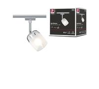 Paulmann 95338 URail Rail spot Blossom Individual spot G9 max. 10W dimmable 230 V Chrome matt, Clear, Satin Rail System - Choose Any lamp