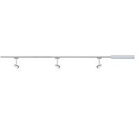 Paulmann 95459 Barelli URail Basic Set GU10 max. 3x10W dimmable 230V Chrome matt, Chrome Rail System - Choose Any lamp