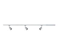 Paulmann 95462 Cover URail Basic Set GU10 max. 3x10W dimmable 230V Chrome matt, Chrome Rail System - Choose Any lamp