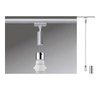 Paulmann 95473 Pellet High Voltage Rail Light 4W LED Chrome Dimmable