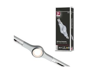 Paulmann 95477 URail Illuminated line Connector 189x57mm 5.3W Chrome matt Rail System