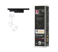 Paulmann 95524 Smart Home Zigbee 3.0 On/Off/Dimm URail Rail Adapter 166x20mm Black matt Rail System