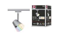 Paulmann 95525 Cone URail Smart Home Zigbee 3.0 Individual spot with RGBW lamp GU10 350lm 5.5W RGBW+ dimmable 230V Chrome matt Rail System