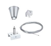 Paulmann 95584 ProRail3 Accessories Rope Suspension 3 m White 3 Phase Rail System Metal Lighting for Commercial Areas