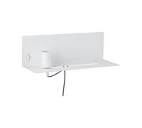 Paulmann 96774 Wall luminaire Devara USB C max. 40W dimmable 400x170mm White matt Metal E27