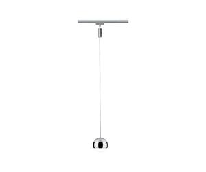 Paulmann 96804 Capsule II URail LED Pendant 440lm 6.3W 4000K dimmable 230V Chrome matt, Chrome Rail System