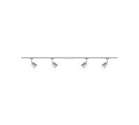 Paulmann 96897 Cover URail Basic Set GU10 max. 4x10W dimmable 230V Chrome matt, Chrome Rail System - Choose Any lamp