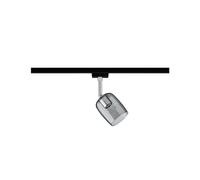 Paulmann 96967 Blossom URail Individual spot G9 max. 10W dimmable 230V Black matt, Smoke Glass Rail System - Choose Any lamp