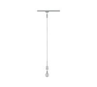Paulmann 96969 DecoSystems Basic URail Pendant E14 max. 20W dimmable 230V Chrome matt Rail System - Choose Any lamp