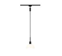 Paulmann 96974 Sarrasani URail Pendant E14 max. 20W dimmable 230V Black matt, Opal Rail System - Choose Any lamp