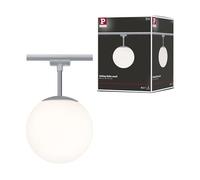 Paulmann 97602 Globe URail Individual spot E14 max. 10W dimmable 230V Chrome matt, Opal Rail System - Choose Any lamp
