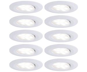 Paulmann 99930.0 Calla LED Recessed Bathroom Light 6.5W IP65 White...