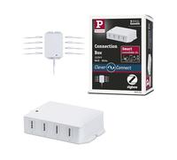 Paulmann 99994 Furniture luminaire Clever Connect Accessories Connection Box Smart Home Zigbee Tunable White, White, Work Light Kitchen lamp Plastic