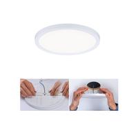 Paulmann 93036 Areo VariFit LED Panel recessed luminaire IP44 Neutral White 175mm Round incl. 1x13W White Ceiling lamp Plastic 4000K