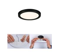 Paulmann Areo LED panel round black 3000K Ø11.8cm
