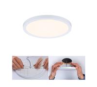 Paulmann 93049 Areo VariFit LED Panel recessed luminaire IP44 3-Step dim 175mm Round incl. 1x13W dimmable White Plastic 3000K