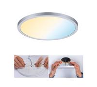 Paulmann Areo panel ZigBee CCT round chrome 23 cm