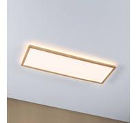 Paulmann Atria Shine 58cm Wood-effect LED panel, IP44, 3000K, On/Off